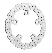 Rick's Motorcycles BRAKE ROTOR FIXED WAVE for 2014-2023 Harley-Davidson Silver Stainless Steel Solid-Mount One Piece (Fixed) #20-W41500017-330