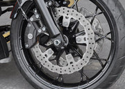 Rick's Motorcycles BRAKE ROTOR FIXED WAVE for 2014-2023 Harley-Davidson Silver Stainless Steel Solid-Mount One Piece (Fixed) #20-W41500017-330