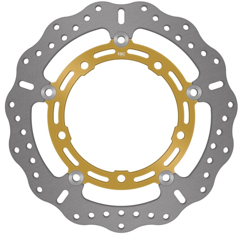 EBC Pro-Lite XC Contour Brake Rotor for 2017-2026 KAWASAKI Z 900 Gold Silver Full-Floating Front Left Two Piece (Floating) Aluminium Alloy Stainles...