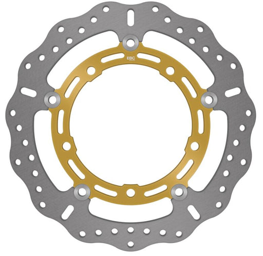 EBC Pro-Lite XC Contour Brake Rotor for 2017-2026 KAWASAKI Z 900 Gold Silver Full-Floating Front Left Two Piece (Floating) Aluminium Alloy Stainles...