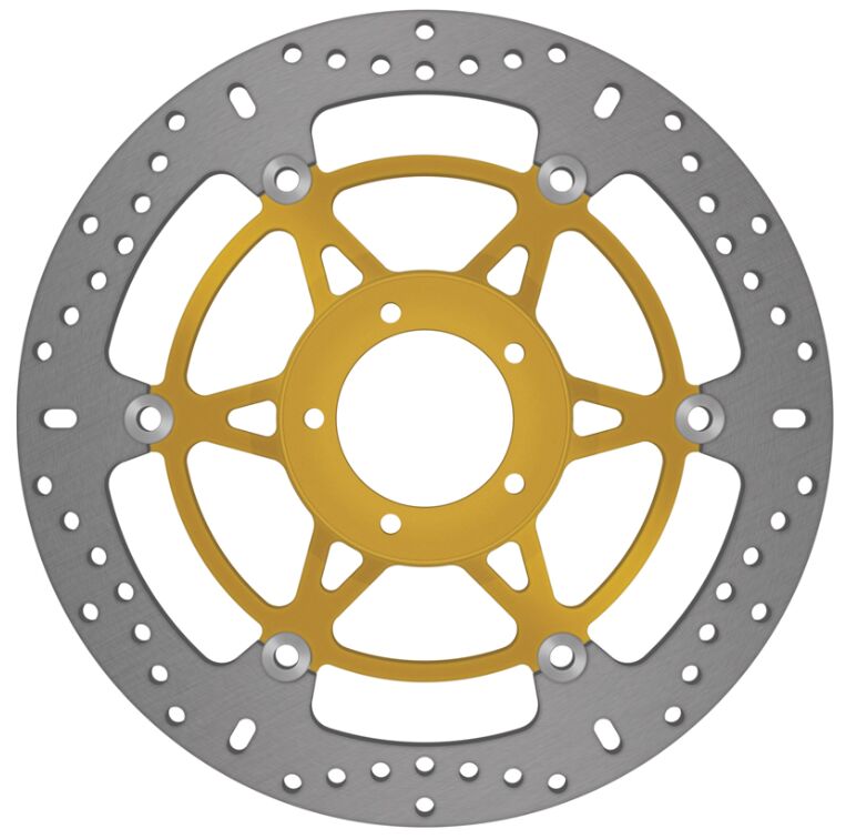 EBC X-Series Brake Rotor for 2012-2026 DUCATI X Series Gold Silver Full-Floating Front Left Front Right Two Piece (Floating) Aluminium Alloy Stainl...