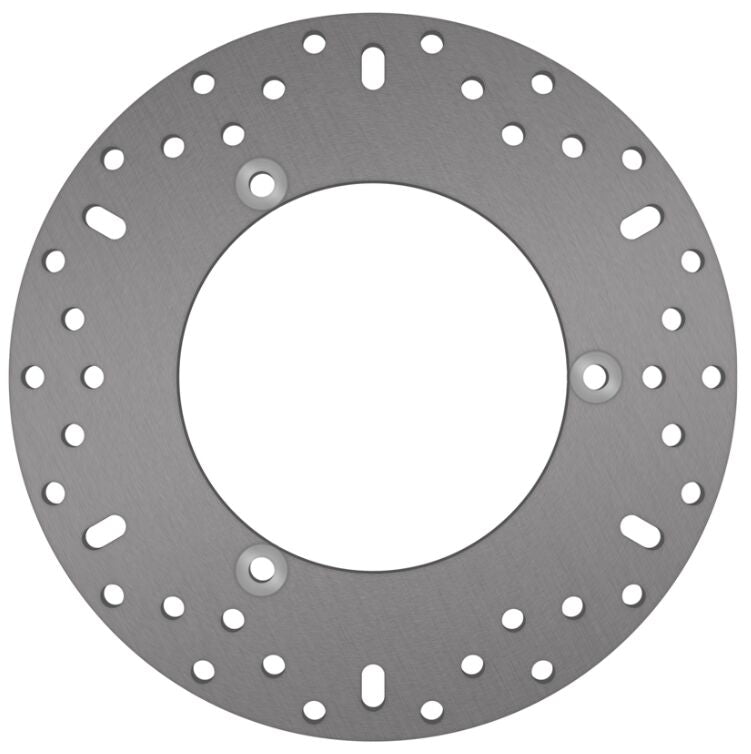 EBC Round Fixed Brake Rotor for 2010-2012, 2017-2026 YAMAHA D Series Stainless Steel Solid-Mount Rear One Piece (Fixed)