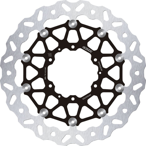 Galfer Floatech Brake Rotors for 2003-2021, 2023-2026 HONDA Black Silver Front Floating