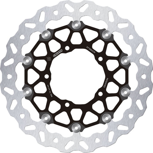 Galfer Floatech Brake Rotors for 2008-2026 SUZUKI GSX-R Black Silver Front Floating