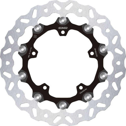 Galfer Floatech Brake Rotors for 2005-2026 YAMAHA Black Silver Front Floating