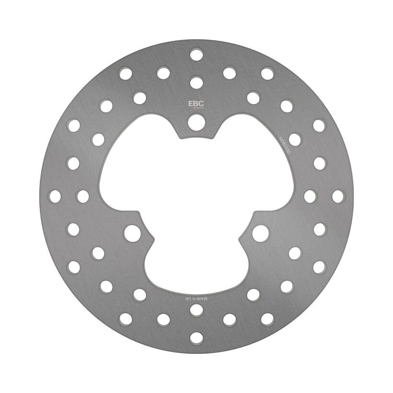 EBC Round D-Series Fixed Offroad Brake Rotor for 2004-2009 HONDA TRX 450 Silver Solid-Mount Rear One Piece (Fixed) Stainless Steel