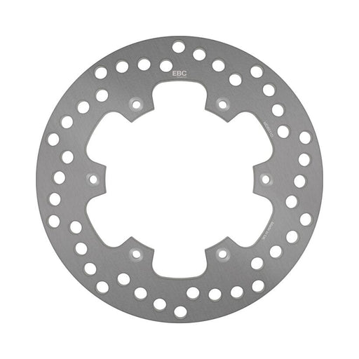EBC Round D-Series Fixed Offroad Brake Rotor for 1988-1998 YAMAHA D Series Silver Solid-Mount Rear One Piece (Fixed) Stainless Steel