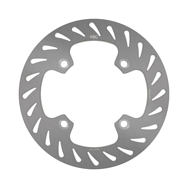 EBC Round D-Series Fixed Offroad Brake Rotor D Series Silver Stainless Steel Solid-Mount Rear One Piece (Fixed)