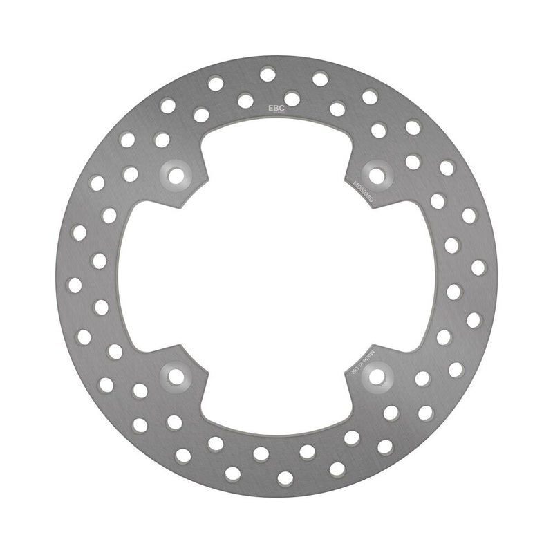 EBC Round D-Series Fixed Offroad Brake Rotor for 1990-1996 SUZUKI D Series Silver Stainless Steel Solid-Mount Rear One Piece (Fixed)