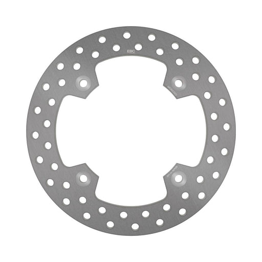 EBC Round D-Series Fixed Offroad Brake Rotor for 1990-1996 SUZUKI D Series Silver Stainless Steel Solid-Mount Rear One Piece (Fixed)