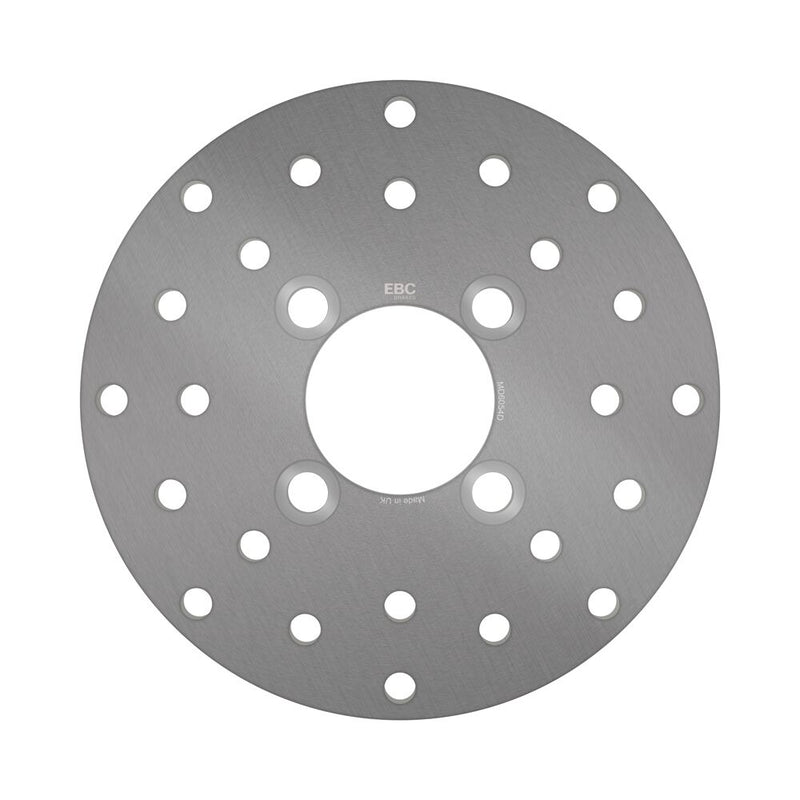 EBC Round D-Series Fixed Offroad Brake Rotor D Series Gold Solid-Mount Front One Piece (Fixed) Heat-Treated Carbon Steel Zinc