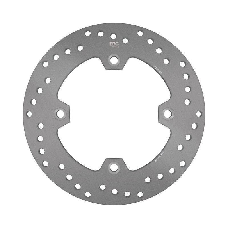 EBC Round D-Series Fixed Offroad Brake Rotor for 1996-2018 SUZUKI D Series Silver Stainless Steel Solid-Mount Rear One Piece (Fixed) Heat-Treated C...