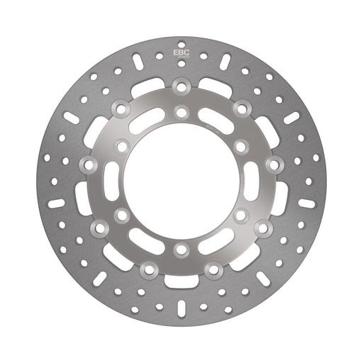 EBC Round D-Series Fixed Offroad Brake Rotor for 1991-2002 SUZUKI D Series Silver Stainless Steel Full-Floating Front One Piece (Fixed) Aluminium