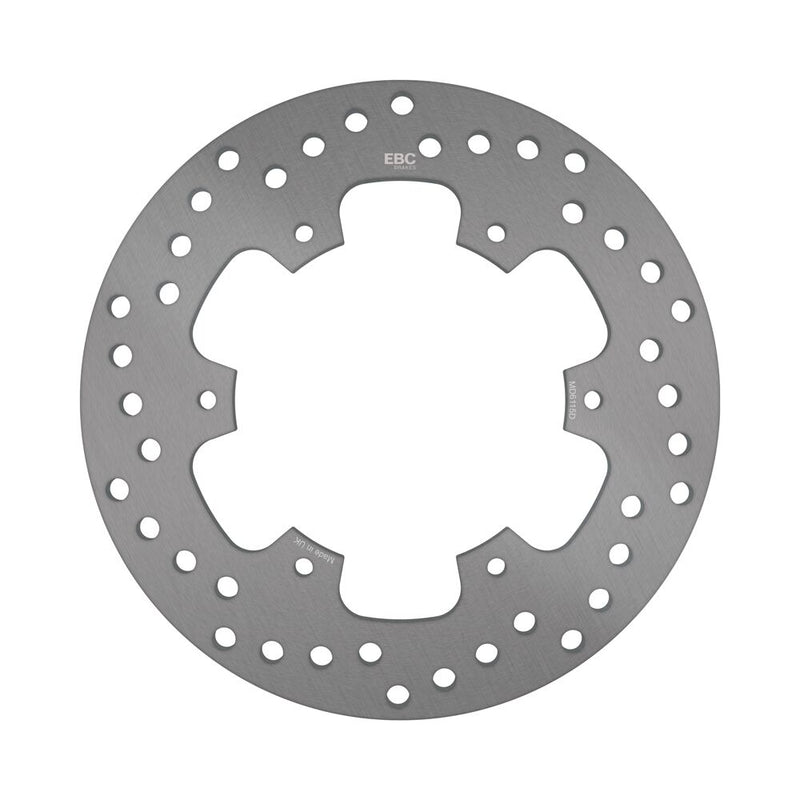 EBC Round D-Series Fixed Offroad Brake Rotor for 1988-2002, 2004 YAMAHA D Series Gold Zinc Solid-Mount Rear One Piece (Fixed) Heat-Treated Carbon S...