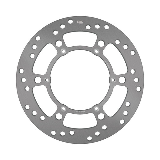 EBC Round D-Series Fixed Offroad Brake Rotor for 1992-2000, 2003-2004 HUSQVARNA D Series Silver Zinc Solid-Mount Front One Piece (Fixed) Heat-Treat...