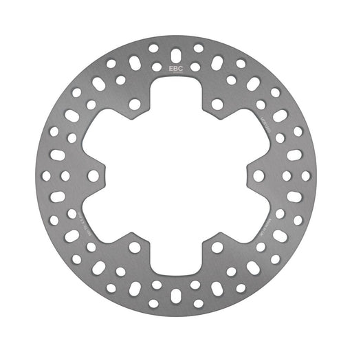 EBC Round D-Series Fixed Offroad Brake Rotor for 1990-2000 HUSQVARNA D Series Silver Zinc Solid-Mount Rear One Piece (Fixed) Heat-Treated Carbon St...
