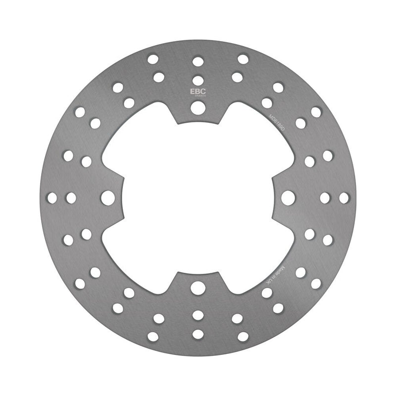 EBC Round D-Series Fixed Offroad Brake Rotor for 2002-2008 YAMAHA YFM 660 F D Series Silver Zinc Solid-Mount Front One Piece (Fixed) Heat-Treated C...