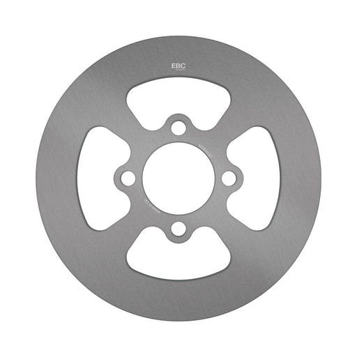 EBC D-Series Round Brake Rotor for 2006-2014 YAMAHA D Series Silver Zinc Solid-Mount Rear One Piece (Fixed) Heat-Treated Carbon Steel