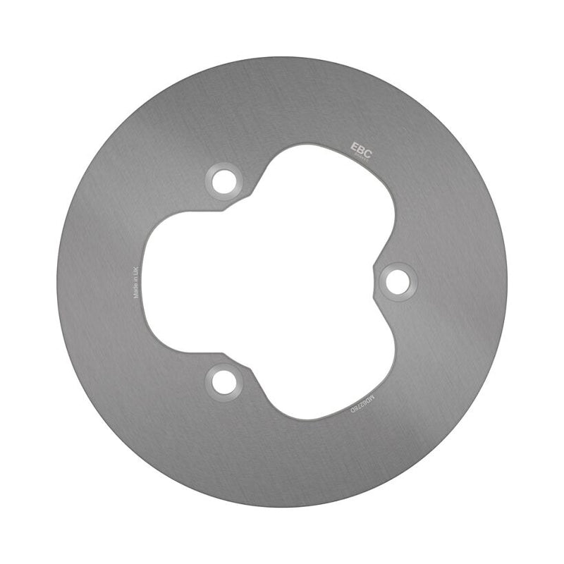 EBC D-Series Round Brake Rotor for 2006-2010 SUZUKI LT-R 450 2X4 D Series Silver Solid-Mount Rear One Piece (Fixed) Stainless Steel