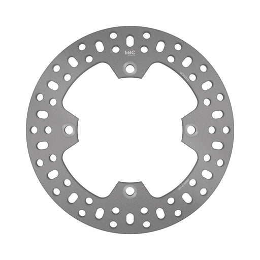 EBC Round D-Series Fixed Offroad Brake Rotor for 2000-2012 HUSQVARNA D Series Gold Zinc Solid-Mount Rear One Piece (Fixed) Heat-Treated Carbon Stee...