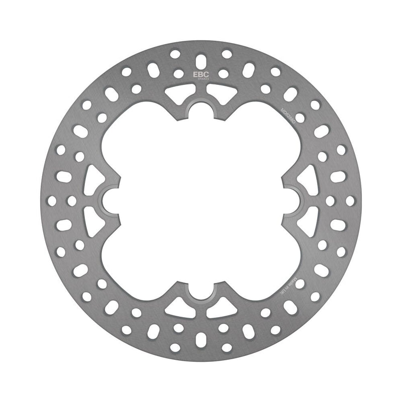 EBC Round D-Series Fixed Offroad Brake Rotor for 2005-2010 HUSQVARNA D Series Rear Heat-Treated Carbon Steel