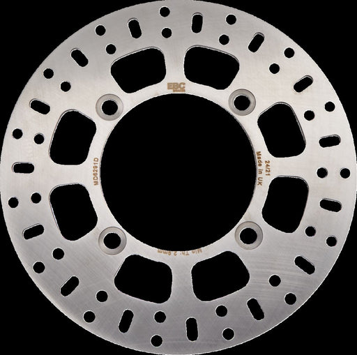 EBC Brake Rotor for 2007-2025 YAMAHA YFM D Series Zinc Solid-Mount Front One Piece (Fixed) Heat-Treated Carbon Steel