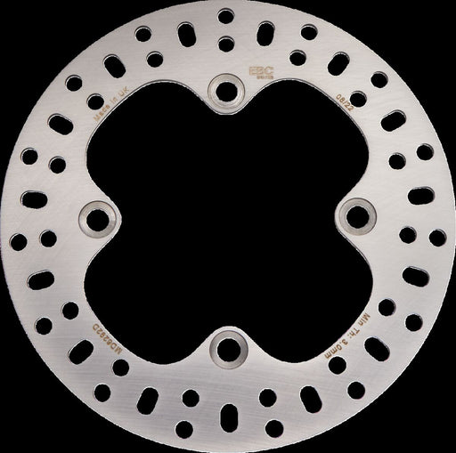 EBC Brake Rotor for 2007-2025 YAMAHA YFM D Series Zinc Solid-Mount Rear One Piece (Fixed) Heat-Treated Carbon Steel