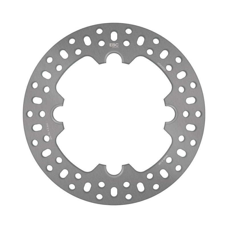 EBC Round D-Series Fixed Offroad Brake Rotor for 2002-2013 HUSQVARNA D Series Gold Zinc Solid-Mount Rear One Piece (Fixed) Heat-Treated Carbon Stee...