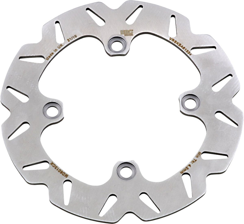 EBC CX Extreme™ Motocross Brake Rotors for 1988-2004, 2008-2009 HONDA CX Extreme Series Stainless Steel Rear One Piece (Fixed)