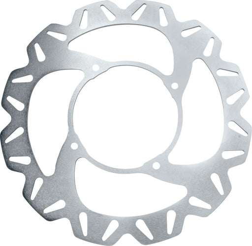 EBC CX Extreme™ Motocross Brake Rotors for 1989-2007 KAWASAKI CX Extreme Series Silver Solid-Mount Front Left One Piece (Fixed) Stainless Steel