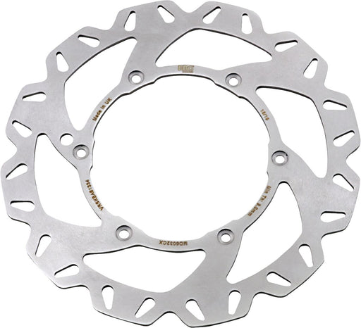 EBC CX Extreme™ Motocross Brake Rotors CX Extreme Series Silver Solid-Mount Front Left One Piece (Fixed) Stainless Steel