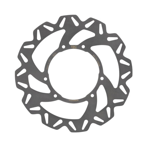 EBC CX Extreme™ Motocross Brake Rotors CX Extreme Series Silver Front Left One Piece (Fixed) Stainless Steel