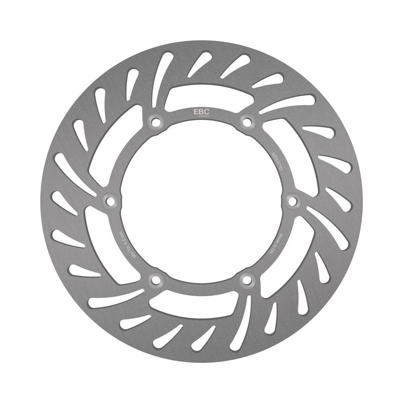 EBC Round D-Series Fixed Offroad Brake Rotor for 1994-2007 KTM D Series Silver Stainless Steel Solid-Mount Rear One Piece (Fixed)