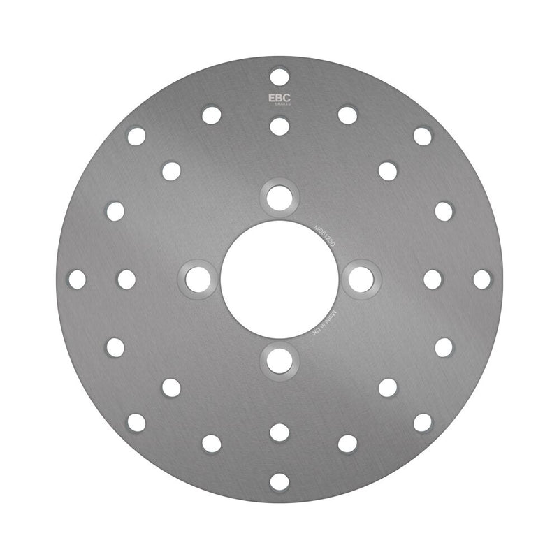EBC Round D-Series Fixed Offroad Brake Rotor for 1995-2004 YAMAHA YFM D Series Gold Zinc Solid-Mount Front One Piece (Fixed) Billet Steel