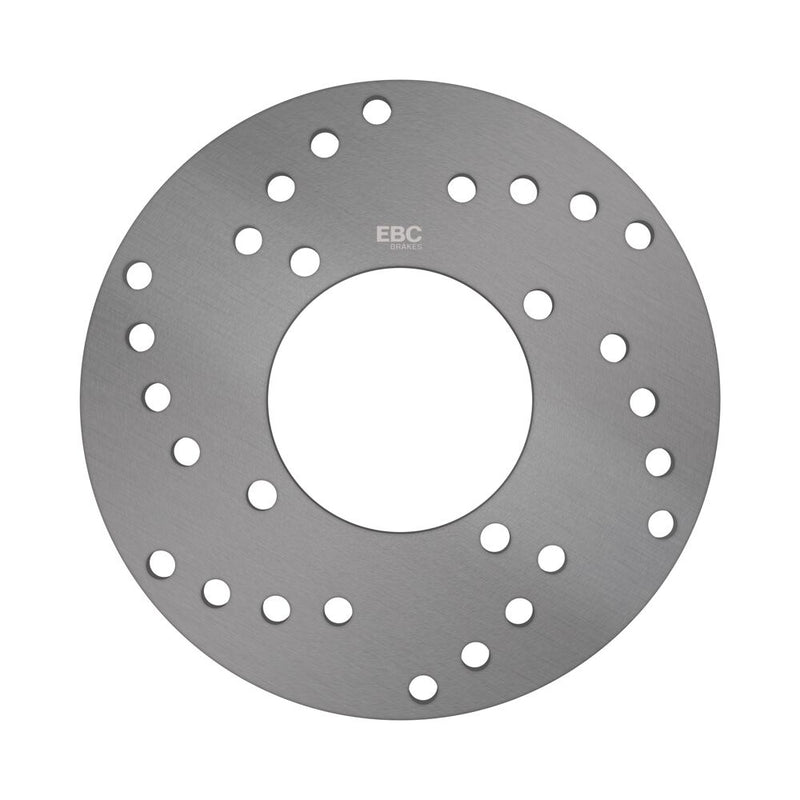 EBC Round D-Series Fixed Offroad Brake Rotor for 1990-2000 POLARIS D Series Silver Stainless Steel Solid-Mount Front One Piece (Fixed) Zinc