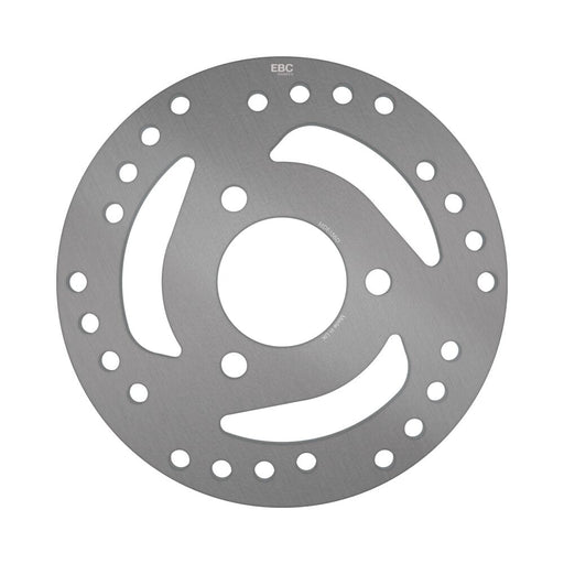 EBC Round D-Series Fixed Offroad Brake Rotor for 1998-2004 POLARIS D Series Silver Stainless Steel Solid-Mount Rear One Piece (Fixed) Zinc