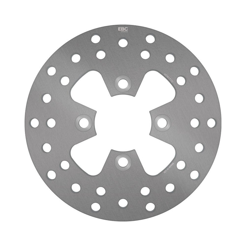 EBC Round D-Series Fixed Offroad Brake Rotor for 2000-2005, 2007 CAN AM (BRP) DS 650 2X4 D Series Gold Zinc Solid-Mount Front One Piece (Fixed) Sta...