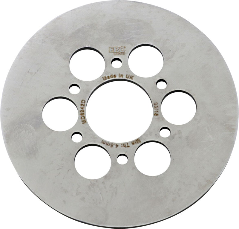 EBC MD Series ATV Brake Rotor for 2004-2009 YAMAHA YXR Silver Rear One Piece (Fixed) Stainless Steel