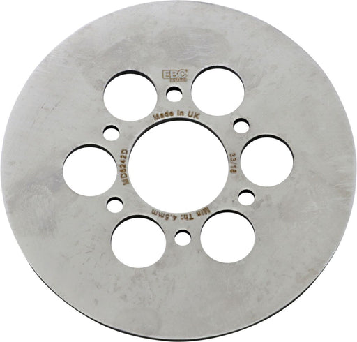 EBC MD Series ATV Brake Rotor for 2004-2009 YAMAHA YXR Silver Rear One Piece (Fixed) Stainless Steel