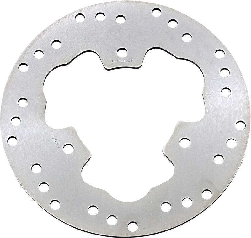 EBC MD Series ATV Brake Rotor for 2005-2013 POLARIS Silver Front Rear One Piece (Fixed) Stainless Steel