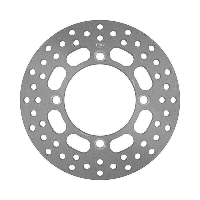 EBC Round D-Series Fixed Offroad Brake Rotor for 2005-2010 SUZUKI LT-A D Series Silver Stainless Steel Solid-Mount Front One Piece (Fixed)
