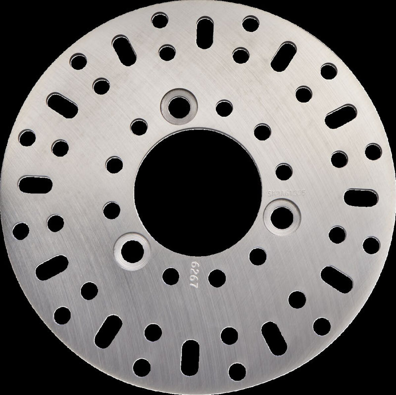 EBC Brake Rotor D Series Silver Solid-Mount Front Rear One Piece (Fixed) Stainless Steel