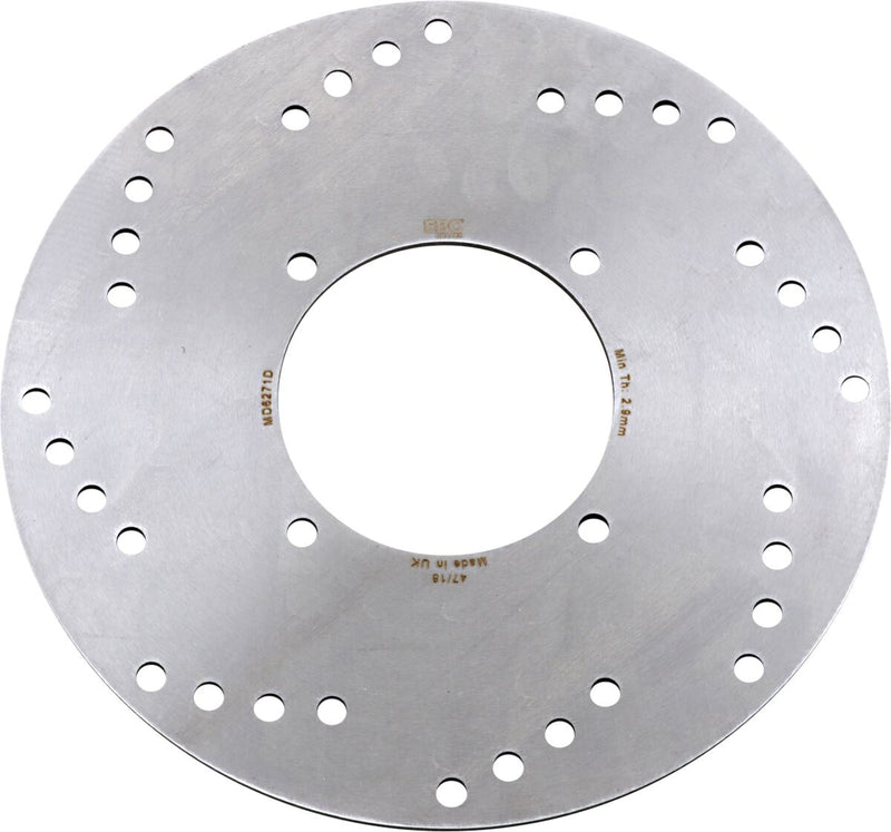 EBC MD Series ATV Brake Rotor for 2006-2017 ARCTIC CAT (TEXTRON) Silver Front Rear One Piece (Fixed) Stainless Steel