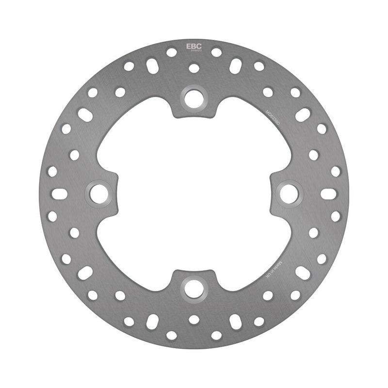 EBC Round D-Series Fixed Offroad Brake Rotor for 2012-2015 POLARIS SPORTSMAN 800 EFI D Series Silver Stainless Steel Solid-Mount Front Rear One Pie...