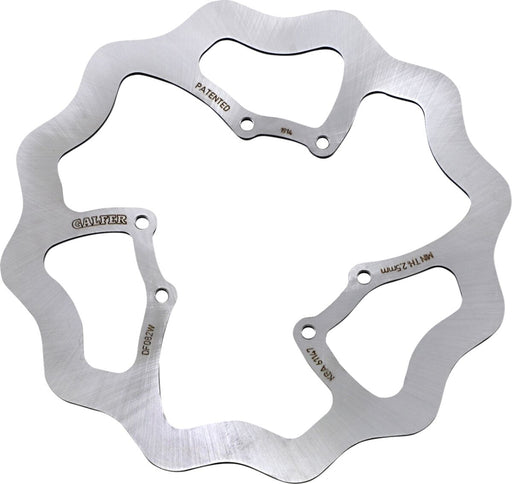 Galfer Brake Rotor Raw Front One Piece (Fixed) 420 High-Carbon Stainless Steel