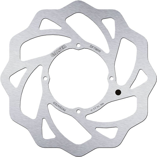 Galfer Wave® Brake Rotor for 2012-2023 KTM FREERIDE Silver Stainless Steel Solid-Mount Front One Piece (Fixed)