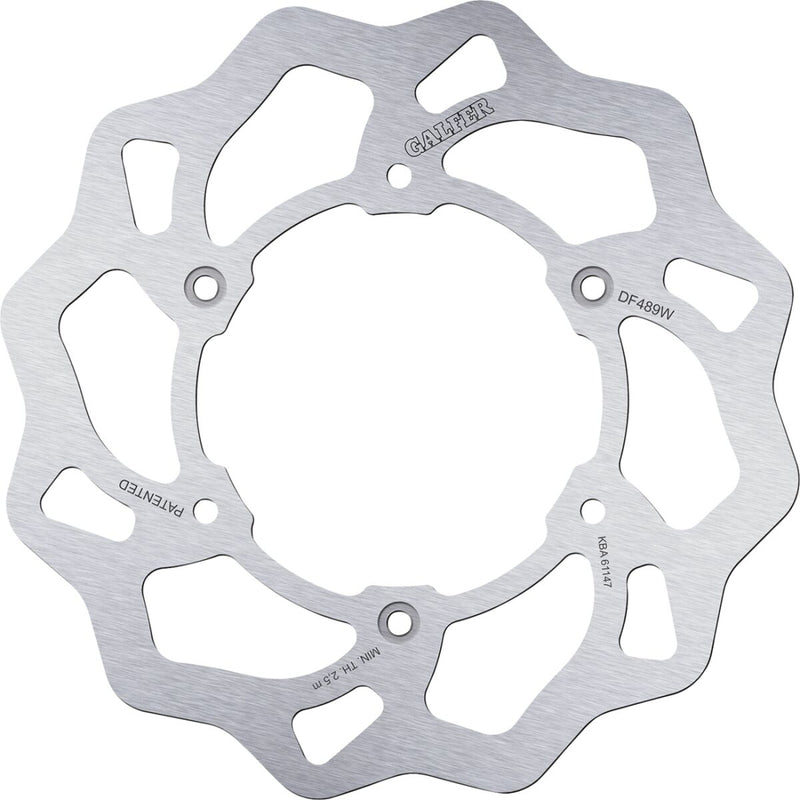 Galfer Brake Rotor Raw Front One Piece (Fixed) 420 High-Carbon Stainless Steel