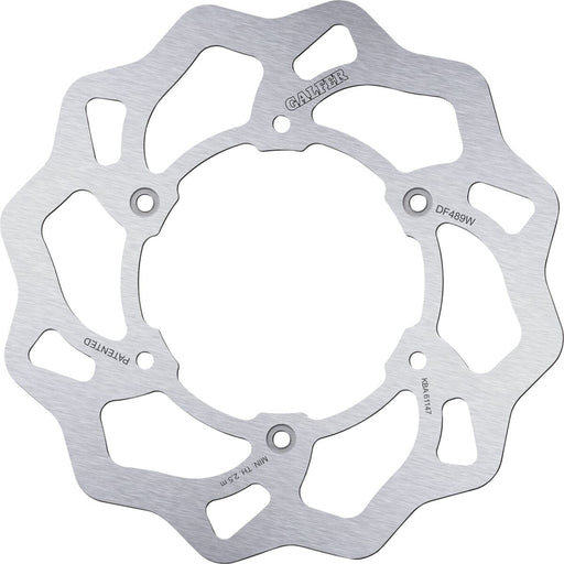 Galfer Brake Rotor Raw Front One Piece (Fixed) 420 High-Carbon Stainless Steel