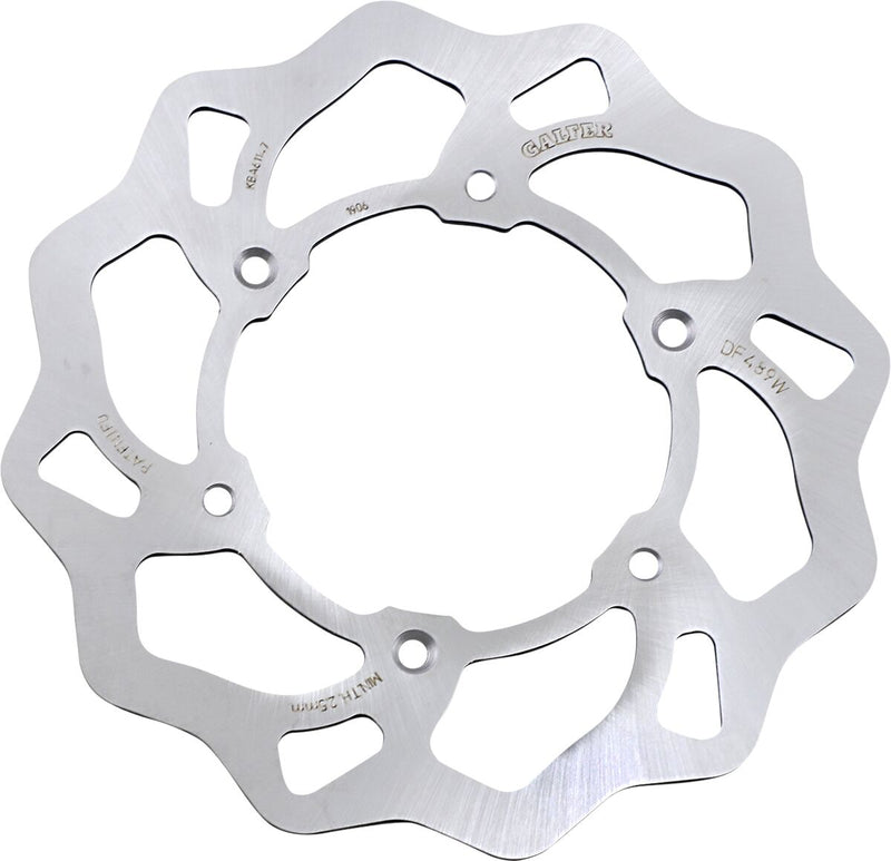 Galfer Brake Rotor Raw Front One Piece (Fixed) 420 High-Carbon Stainless Steel Each