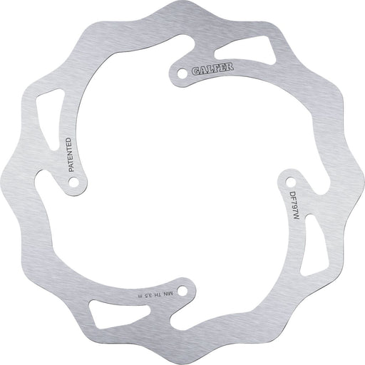 Galfer Brake Rotor Raw Rear Standard 420 High-Carbon Stainless Steel